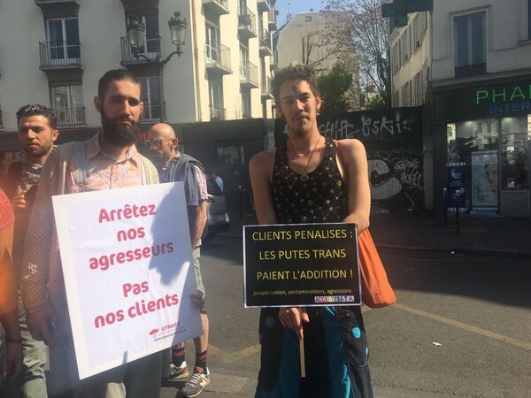 Sex workers and prostitutes against the criminalisation of sex work, in Paris Sex workers and prostitutes against the criminalisation of sex work, in Paris - Sputnik International