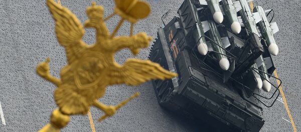 Buk-M2 missile system during a full dress rehearsal of the V-Day Parade on Red Square, Moscow - Sputnik International