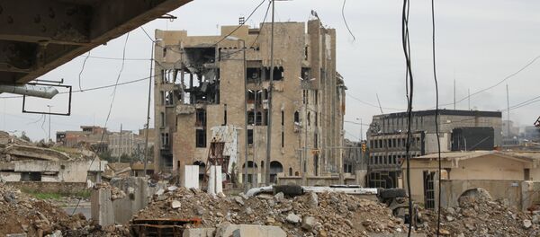 Destroyed buildings in Mosul Destroyed buildings in Mosul - Sputnik International