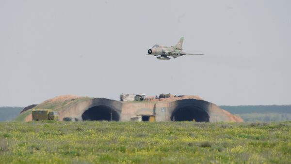 Syrian Air Forces resume flights from Ash Sha'irat air base - Sputnik International