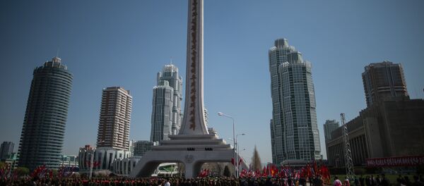 Opening of new residential area on Ryomyong Street in Pyongyang Opening of new residential area on Ryomyong Street in Pyongyang - Sputnik International