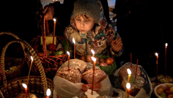 Easter celebrated in Russia - Sputnik International