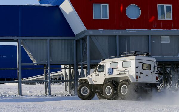 The Russian Defense Ministry's Arctic Trefoil base - Sputnik International