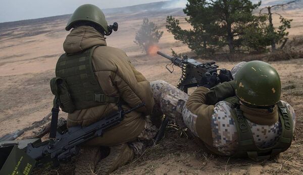 Troops engaged in live fire training as part of Operation Summer Shield Troops engaged in live fire training as part of Operation Summer Shield - Sputnik International