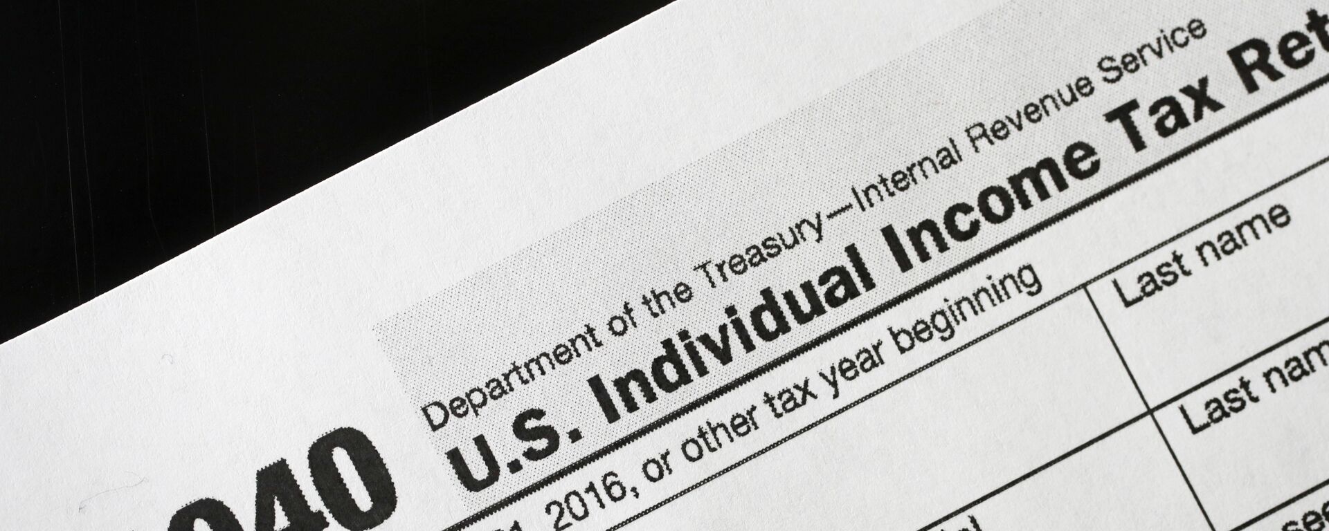 US IRS 1040 tax form - Sputnik International, 1920, 02.09.2022
