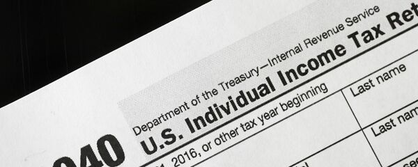 US IRS 1040 tax form US IRS 1040 tax form - Sputnik International
