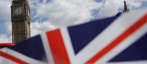 A union flag is seen near the Houses of Parliament in London, Britain April 18, 2017. A union flag is seen near the Houses of Parliament in London, Britain April 18, 2017. - Sputnik International