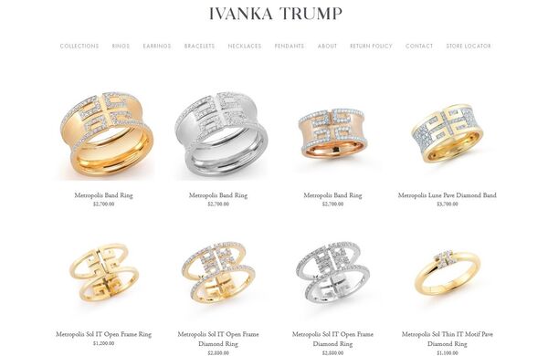Ivanka Trump Jewelry - Sputnik International