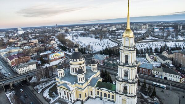 The Transfiguration Cathedral in Rybinsk, on the right bank of the Volga. File photo - Sputnik International