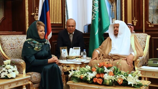 Russian Upper House head Valentina Matviyenko's visit to Saudi Arabia. File photo - Sputnik International