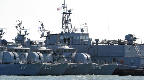 South Korean navy vessels (File) - Sputnik International