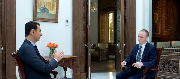 Syria's President Bashar al-Assad (L) Syria's President Bashar al-Assad (L) - Sputnik International