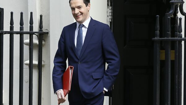 Britain's then Chancellor of the Exchequer George Osborne leaves 11 Downing Street, in London for prime minister's questions, Wednesday, July 13, 2016. - Sputnik International