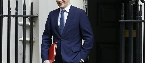 Britain's then Chancellor of the Exchequer George Osborne leaves 11 Downing Street, in London for prime minister's questions, Wednesday, July 13, 2016. Britain's then Chancellor of the Exchequer George Osborne leaves 11 Downing Street, in London for prime minister's questions, Wednesday, July 13, 2016. - Sputnik International
