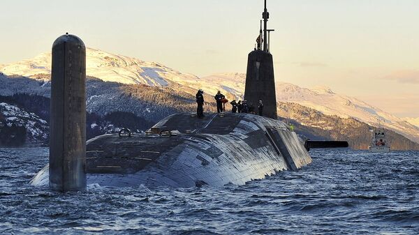 Nuclear Submarine HMS Vanguard Returns to HMNB Clyde, Scotland MOD  - Sputnik International