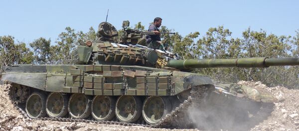 Syrian army tank Syrian army tank - Sputnik International