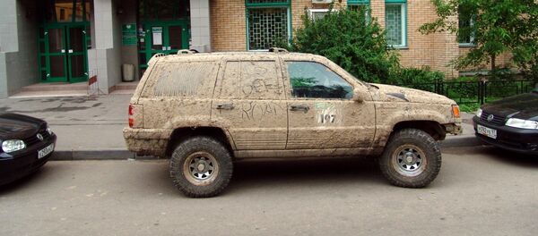 A mud-stained car - Sputnik International