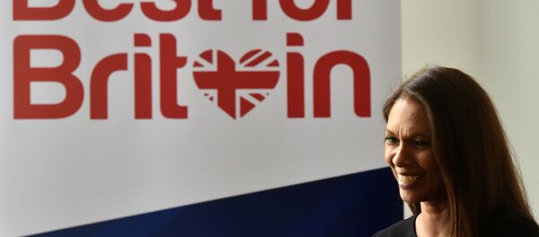 Campaigner Gina Miller speaks to journalists after launching her Best for Britain initiative in London, April 26, 2017. Campaigner Gina Miller speaks to journalists after launching her Best for Britain initiative in London, April 26, 2017. - Sputnik International