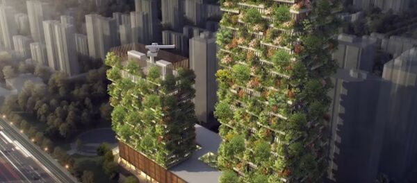 Vertical Forests rendering for Nanjng, China Vertical Forests rendering for Nanjng, China - Sputnik International