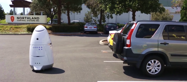 The Knightscope K5, a fully automated security robot. - Sputnik International