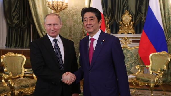 Russian President Putin and Japanese PM Abe Hold Joint Presser in Moscow - Sputnik International