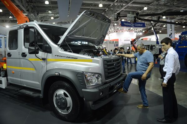 GAZ Group presents its inventions at Construction Equipment and Technologies - 2015 exhibition GAZ Group presents its inventions at Construction Equipment and Technologies - 2015 exhibition - Sputnik International