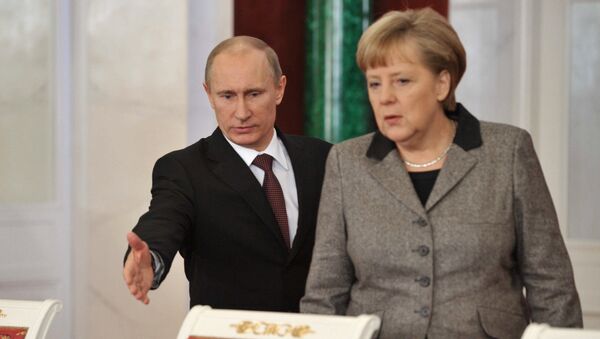 Russian-German bilateral talks in the Kremlin - Sputnik International