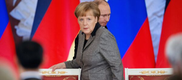 Russian and German interstate consultations in Kremlin Russian and German interstate consultations in Kremlin - Sputnik International