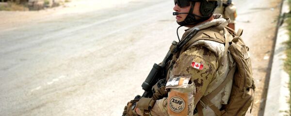 A Canadian NATO soldier A Canadian NATO soldier - Sputnik International