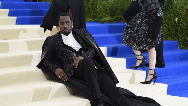Sean Combs, a.k.a. Puff Daddy or Diddy at the Met Gala in New York in 2017. - Sputnik International