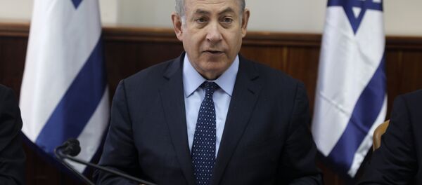 Israeli Prime Minister Benjamin Netanyahu chairs the weekly cabinet meeting in Jerusalem on Wednesday, May 3, 2017. Israeli Prime Minister Benjamin Netanyahu chairs the weekly cabinet meeting in Jerusalem on Wednesday, May 3, 2017. - Sputnik International