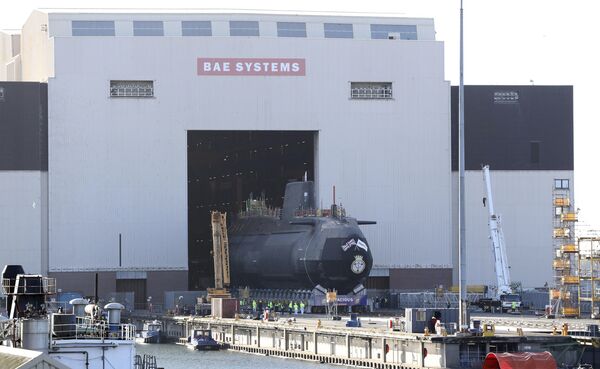 UK Navy Launches State-of-the-Art Nuclear Sub Bristling with Spearfish Torpedoes, Tomahawk Missiles UK Navy Launches State-of-the-Art Nuclear Sub Bristling with Spearfish Torpedoes, Tomahawk Missiles - Sputnik International