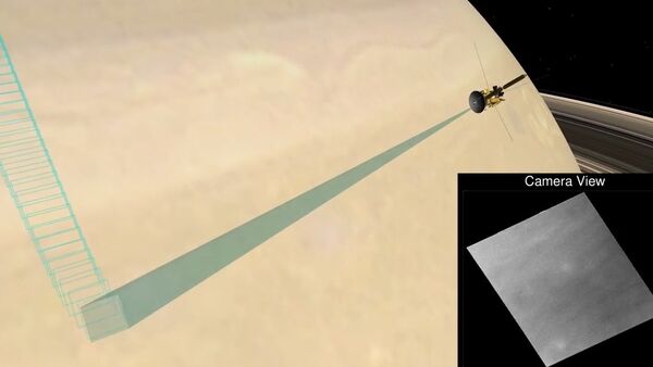 NASA: Cassini's First Fantastic Dive Past Saturn - Sputnik International