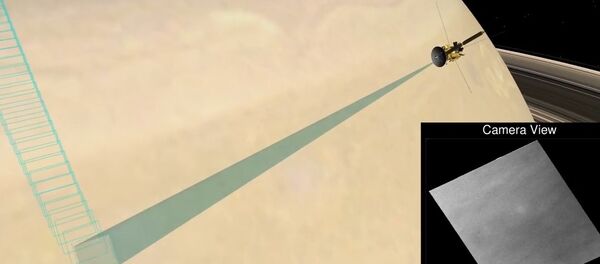 NASA: Cassini's First Fantastic Dive Past Saturn - Sputnik International