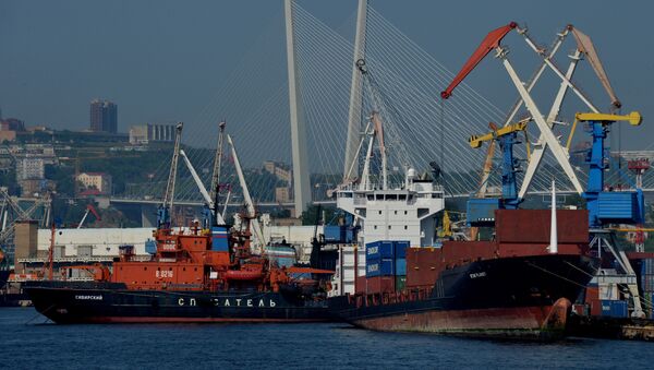 Ships near a pier in Zolotoi Rog Bay in Vladivostok. File photo - Sputnik International
