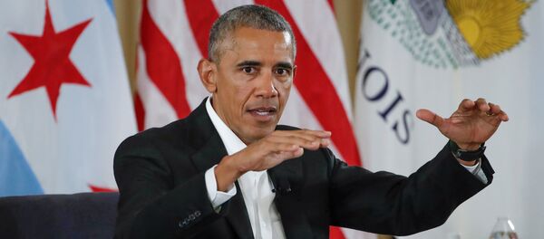 Former U.S. President Barack Obama speaks during a community event on the Obama Presidential Centre at the South Shore Cultural Centre in Chicago, Illinois, U.S., May 3, 2017 Former U.S. President Barack Obama speaks during a community event on the Obama Presidential Centre at the South Shore Cultural Centre in Chicago, Illinois, U.S., May 3, 2017 - Sputnik International