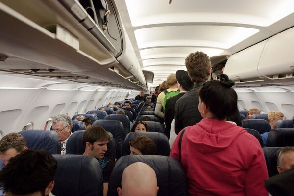 Passengers on plane Passengers on plane - Sputnik International