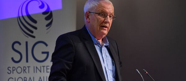 President of the European Athletic Association, Svein Arne Hansen delivers a keynote speech during a Sport Integrity Global Alliance (SIGA) conference in the city of London on January 30, 2017. - Sputnik International