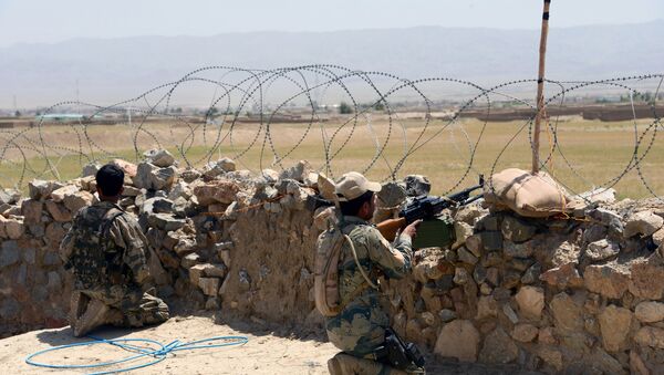 Afghan Border Police personnel - Sputnik International