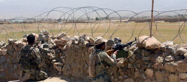 Afghan Border Police personnel - Sputnik International