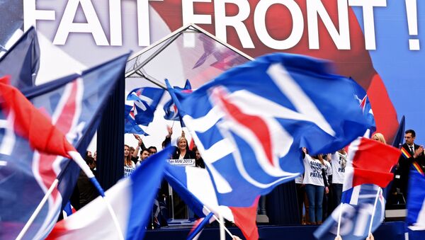 The leader of France's rightwing Front National (FN), Marine Le Pen. (File) - Sputnik International