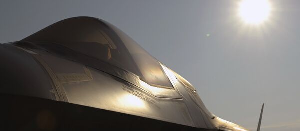 A Marine Corp F-35B Joint Strike Fighter sits on a runway at Patuxent River Naval Air Station, Md - Sputnik International