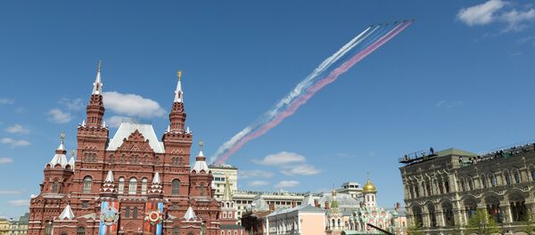 Final rehearsal of military parade marking 72nd anniversary of victory in Great Patriotic War - Sputnik International