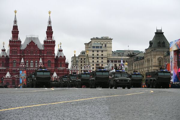 Typhoon-U enhanced protection armored vehicles during the  military parade in Moscow marking the 72nd anniversary of the victory in the Great Patriotic War of 1941-1945. - Sputnik International