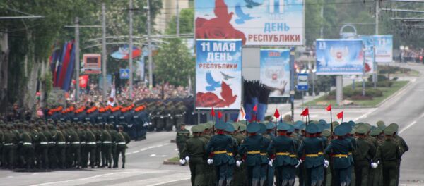 According to the Ukrainian deputy interior minister, some 50,000 people took part in celebrations on occasion of the Victory Day in Ukraine - Sputnik International