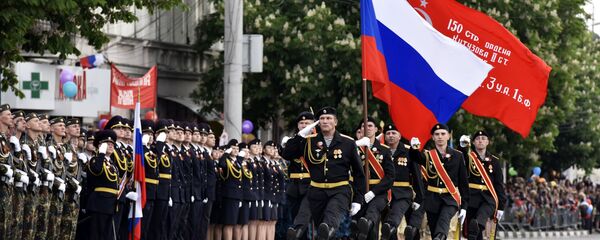 Simferopol, the capital of Russia's Republic of Crimea, on Tuesday hosted its first military parade ever to honor the 72nd anniversary of the Victory over Nazi Germany in the Great Patriotic War Simferopol, the capital of Russia's Republic of Crimea, on Tuesday hosted its first military parade ever to honor the 72nd anniversary of the Victory over Nazi Germany in the Great Patriotic War - Sputnik International