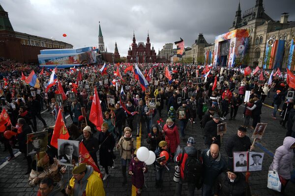 'Immortal Regiment' March in Moscow - Sputnik International