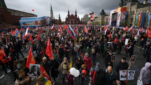 'Immortal Regiment' March in Moscow - Sputnik International