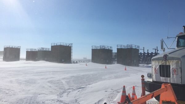 Oil well on Alaska's frozen North Slope. (File) - Sputnik International