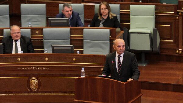 Kosovo's Prime Minister Isa Mustafa attends a parliament session in Pristina, Kosovo - Sputnik International